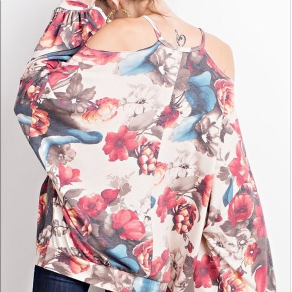 OVERSIZED Soft Terry Knit Tunic - SUNSET ORANGE - Picture 7 of 7